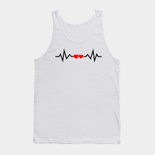 Love Heartbeat Tank Top